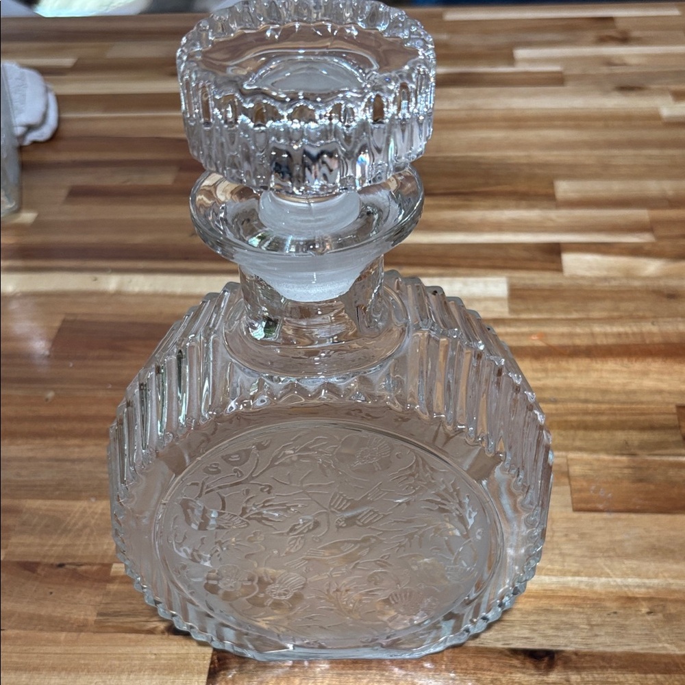 Rare, Vintsge, Paden City, Clear glass, Liquor Decanter